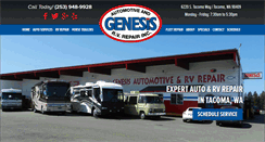 Desktop Screenshot of genesisautorv.com